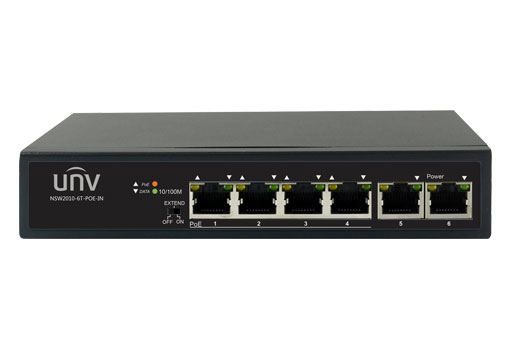 4PoE+2Port Switch กล้องวงจรปิด CCTV