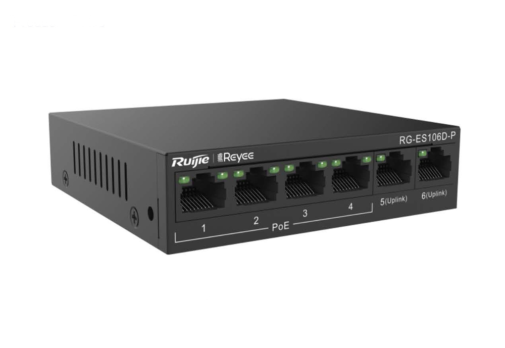 RG-ES106GD Unmanaged Switches กล้องวงจรปิด CCTV