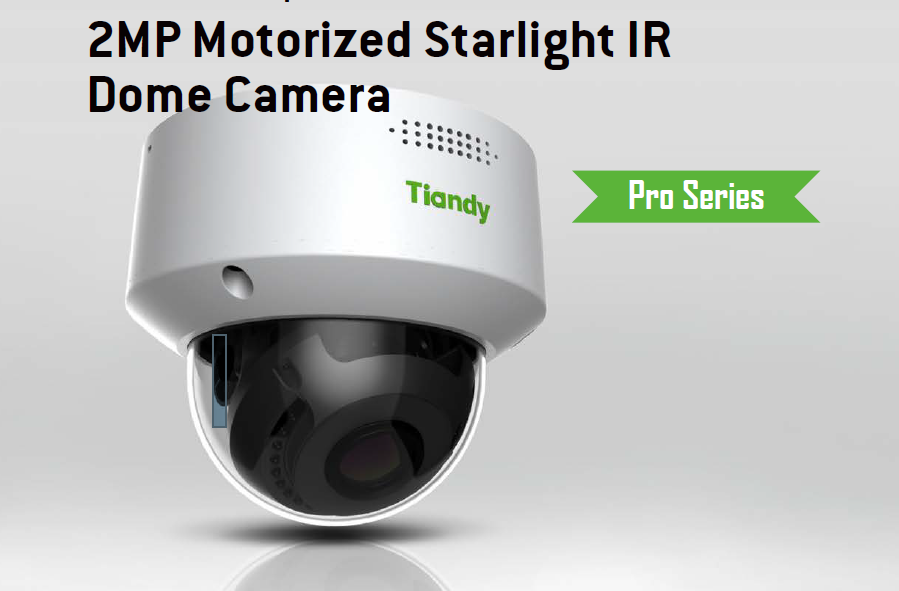 2MP Motorized Starlight IR Dome Camera กล้องวงจรปิด CCTV