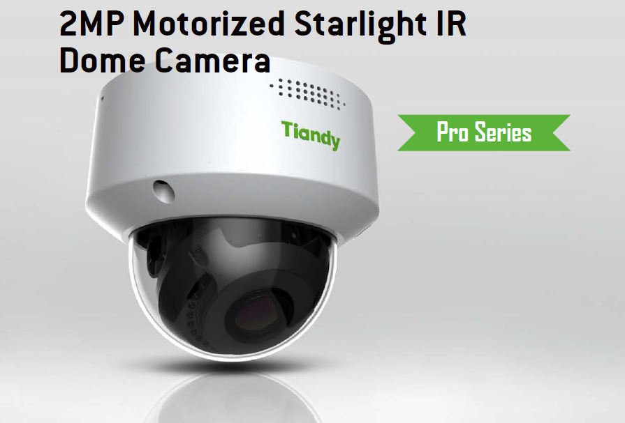 2MP Motorized Starlight IR Dome Camera กล้องวงจรปิด CCTV