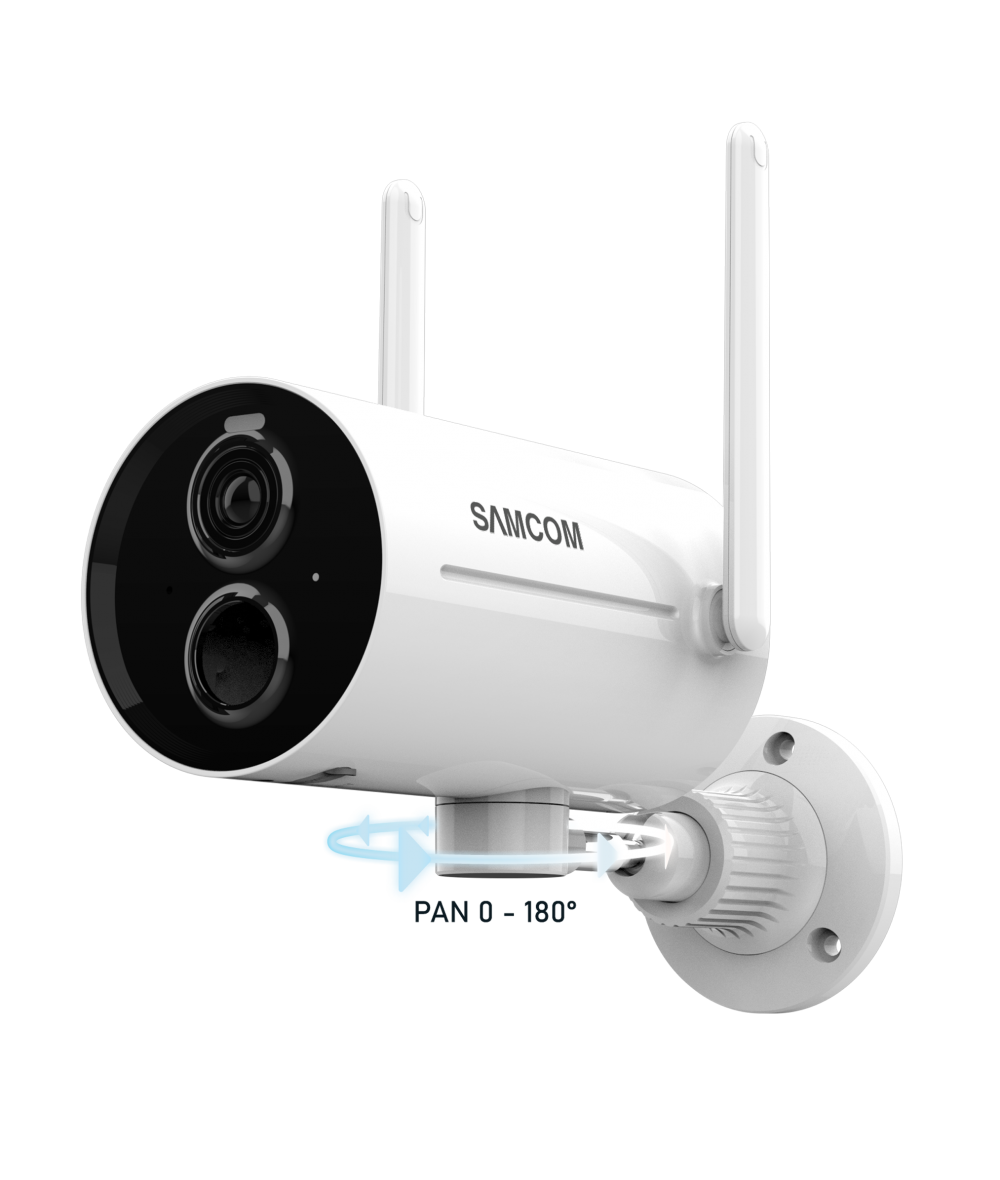 3MP Wi-Fi Battery Camera Panoramic กล้องวงจรปิด CCTV