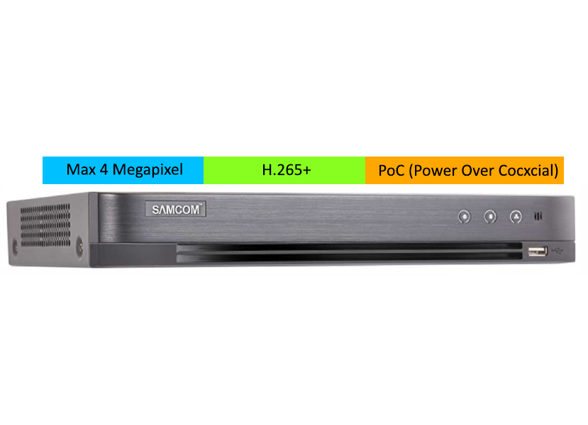 DVR H.265+ 2SATA VCA VQD กล้องวงจรปิด CCTV