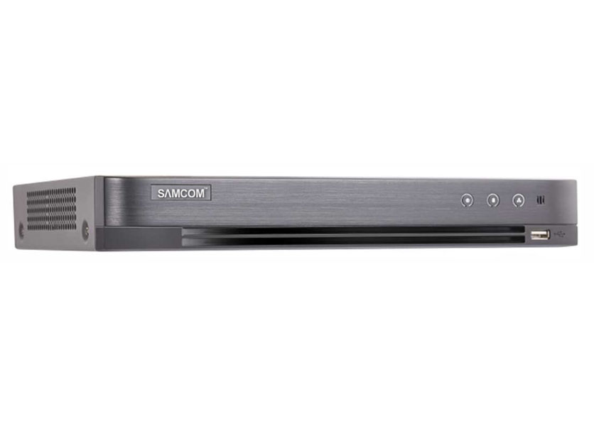DVR H.265+ 5MP P2P 5in1 2SATA VCA VQD Motion Detect กล้องวงจรปิด CCTV